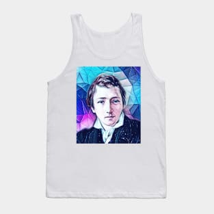 Heinrich Heine Snowy Portrait | Heinrich Heine Artwork 13 Tank Top